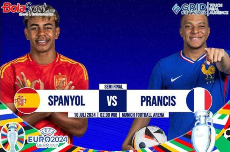 Spanyol-vs-Prancis-Semifinal-Euro-2024